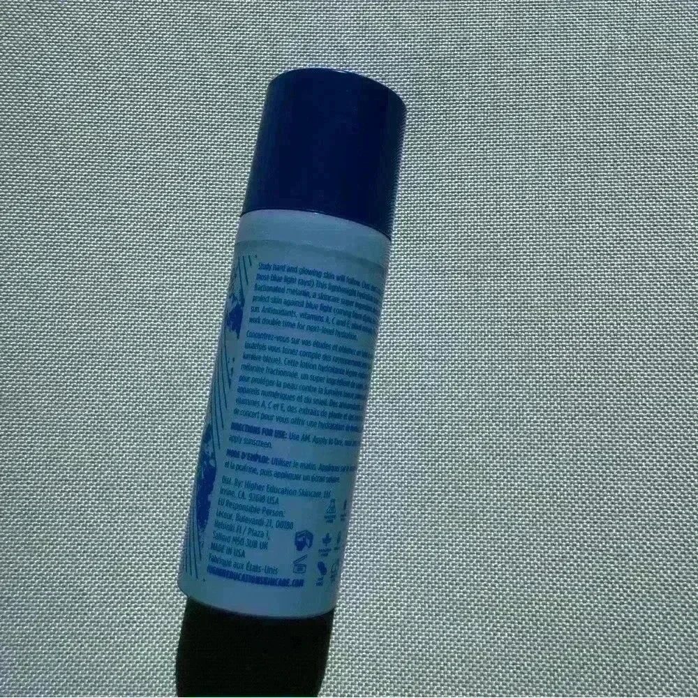 NWT Higher Education Cram Session Blue Light Blocking Moisturizer
